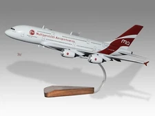 Airbus A380-800 Multiservicios Aeroportuari Desk Wood Airplane Model Small 1/250