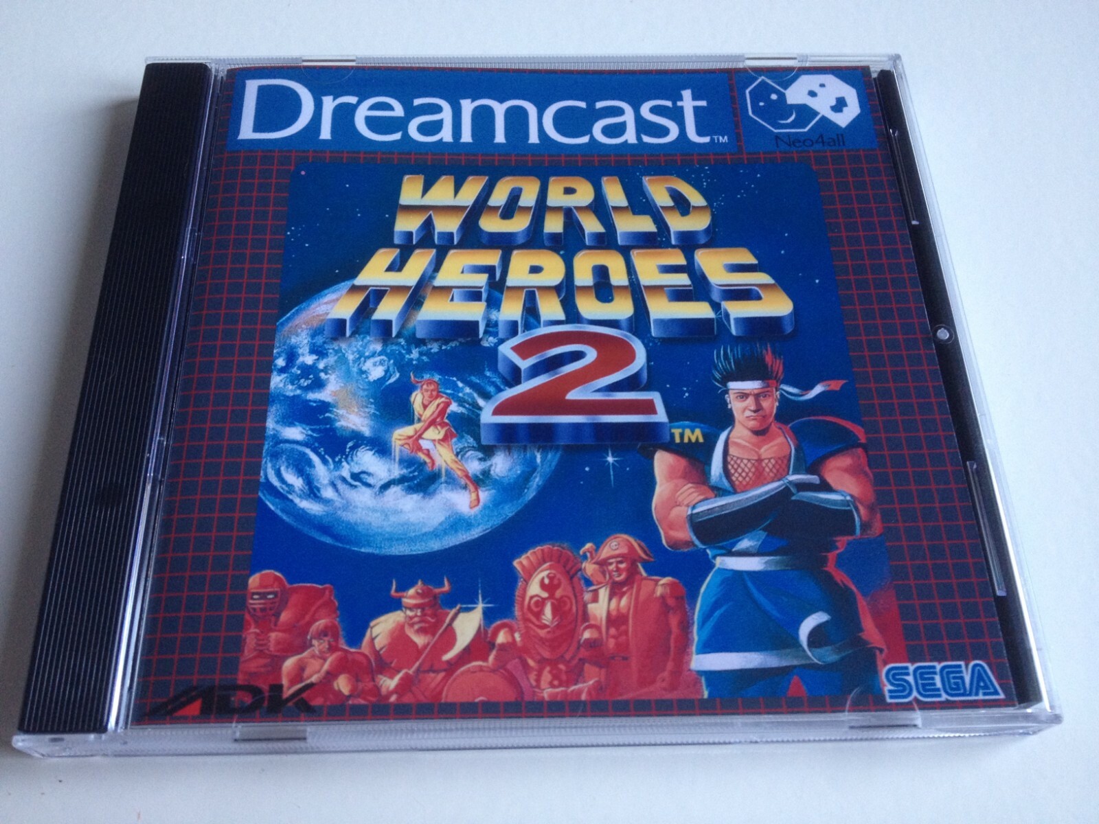 SEGA Dreamcast World Heroes 2 ADK neo4all neo geo