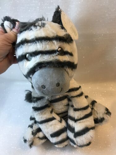 Kellytoy Kelly Baby Zebra Plush Soft Stuffed Safari 11" Rattle Lovey Toy Unisex - Imagen 6 de 9