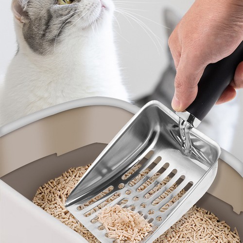 Cat Litter Scooper Metal Scoop Sifter Deep Shovel Cleaner Pet Toilet Scooper - Picture 7 of 9