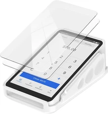 Protective Hard Case and Screen Protector for Square Terminal, Anti-Slip Grip