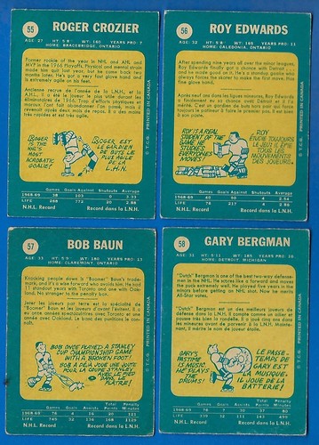 1969-70 O PEE CHEE 69-70 OPC NHL HOCKEY CARD 1-132 + STAMP & AUTOGRAPH SEE LIST - Picture 173 of 491