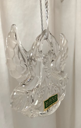 Millennium Doves Waterford Crystal Xmas Ornament 1999 2000 German Bird Holiday - Bild 3 von 7