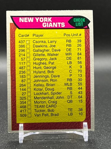 1976 Topps Football #'s 257-528 Pick Your Player Complete Your Set - Picture 416 of 535