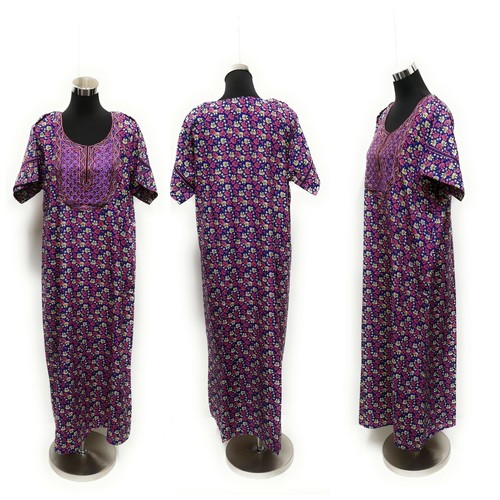 INDIAN Kaftan Tunic Holiday Dress Beach Cover up Dubai Abaya .FARASHA.COTTON - Picture 33 of 83