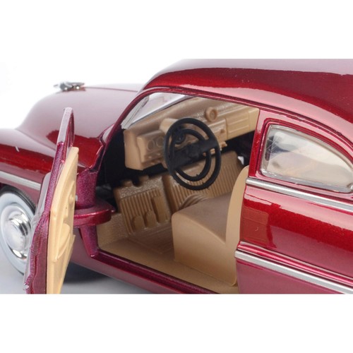 1949 Mercury Coupe 1/24 Scale Diecast Model Car Motormax 73225 Red Black New Box - Picture 2 of 8