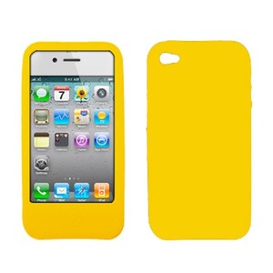 for-Apple-iPhone-4-Soft-Silicone-Gel-Skin-Case-Yellow