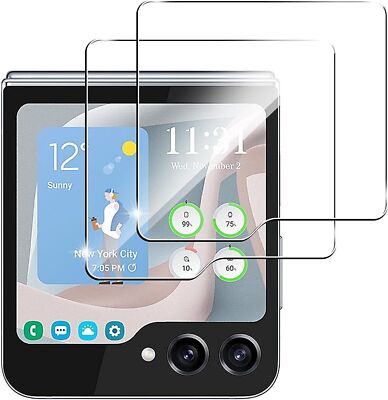 2x Tempered Glass Screen Protector for Samsung Galaxy Z Flip 5 5G