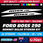 <!--F#f_0-->FORD FALCON BOSS 290 BONNET HUMP / BULGE STICKER / DECAL KIT - BA / BF / XR8!<!--F/-->