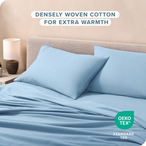 Flannel Pillowcase Set - 100% Double Brushed Flannel Cotton - Bare Home - Picture 18 of 40