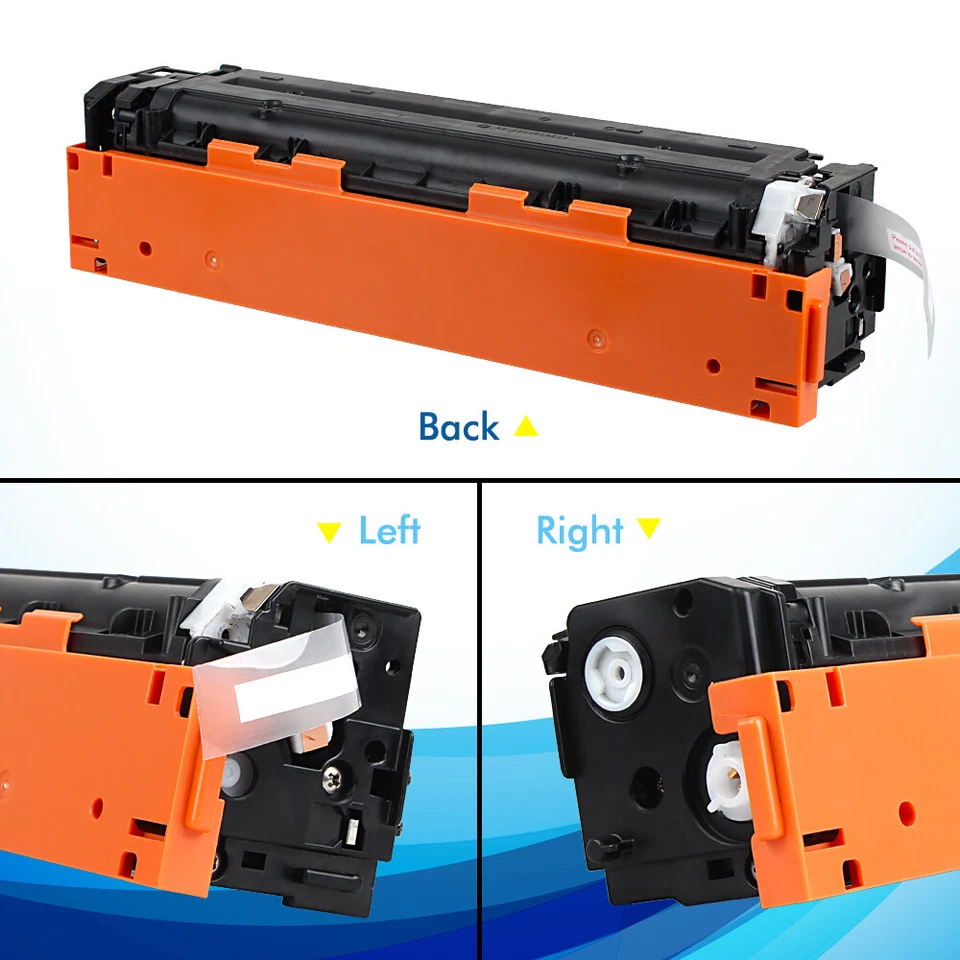 Conjunto 4 peças CE320A para toner colorido HP 128A LaserJet Pro CM1415fnw CP1525 M251nw M276 - Imagem 3 de 4