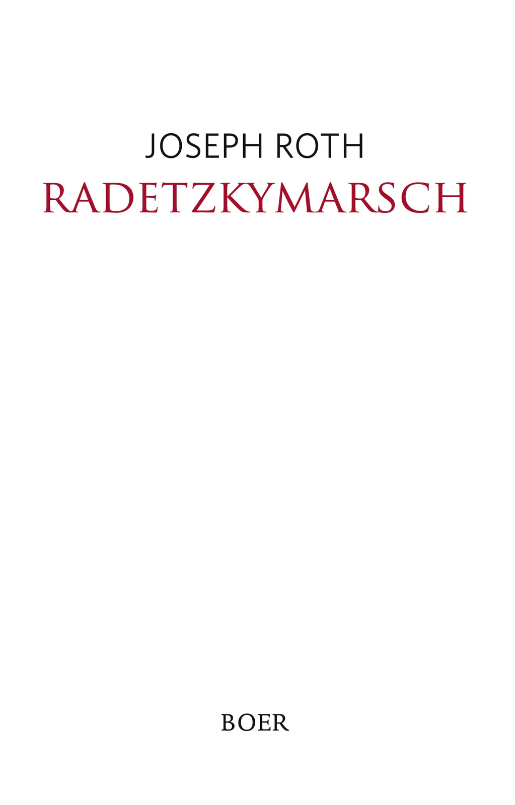 Radetzkymarsch (buch)