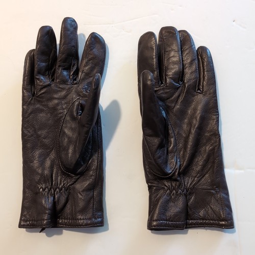 Thinsulate Insulation 40 Gram Gloves Women M Brown Soft Genuine Leather Lined - Picture 1 of 4