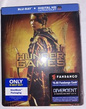 The Hunger Games (Blu-ray Disc, SteelBook), Sealed, Mint, Jennifer Lawrence