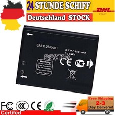 CAB31200C1 Ersatz Akku Kompatibel mit Alcatel BTR510AB CAB3120000C3 3.7V 850mAh