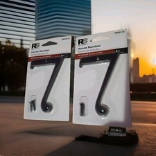 2 x House Number 7 oil rubbed Bronze 4" by RELIABILT