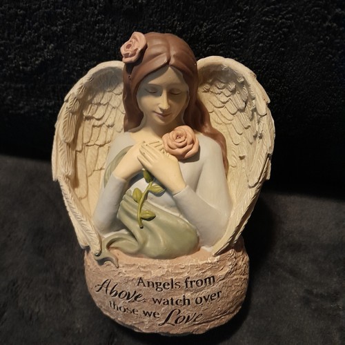 Angels From Above Beautiful Ceramic Figurine Bereavement Sympathy - Picture 1 of 7