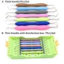 Dental Composite Resin Filling Spatula Aesthetic restoration set Silicone Handle