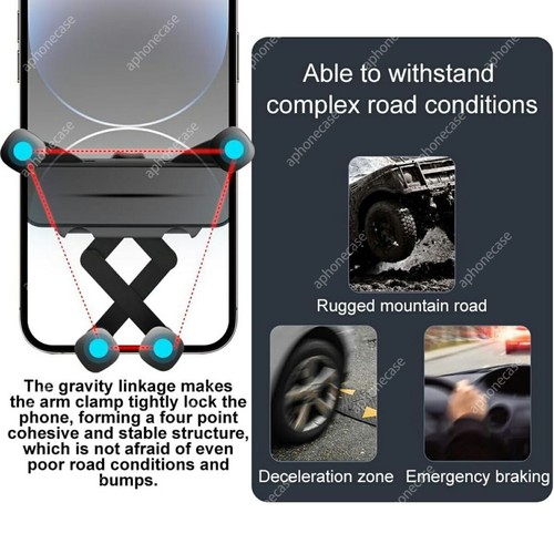 Phone Holder Mount For BMW 3 Series G20 20-22 Dashboard Air Vent Phone Stand Kit - Picture 5 of 9