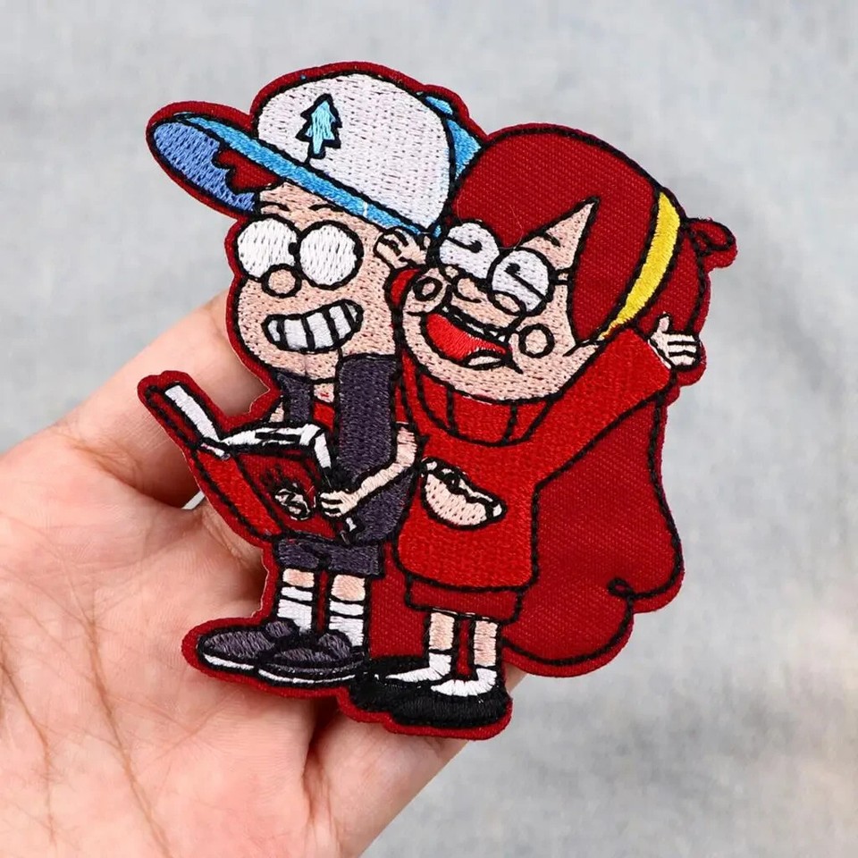 Gravity Falls Dipper Mabel Pines Cartoon Characters Embroidered Iron On ...