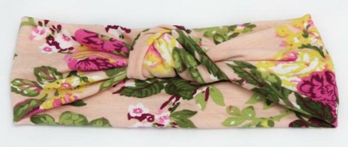 Women Girl Soft Floral Turban Twist Headband Head Wrap Twisted Knotted Hair Band - Picture 13 of 16