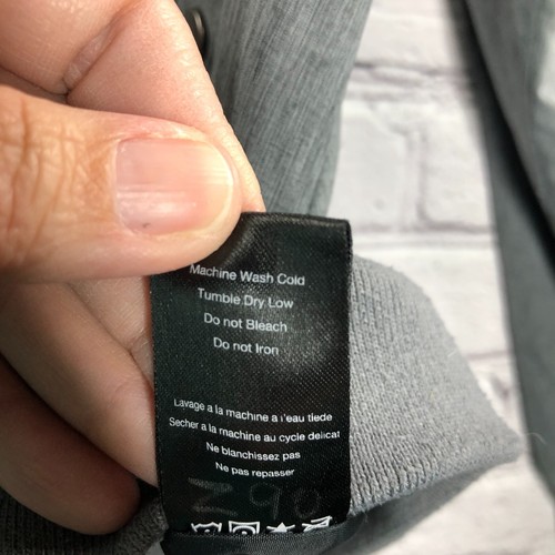 Matix Jacket Coat Men Small Gray Hooded Full Zip Pockets Lined Coat Lightweight - Picture 9 of 17