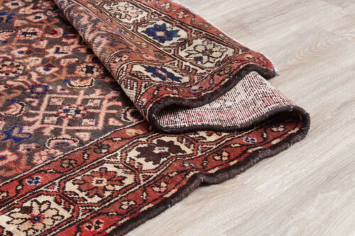 Alfombra de 3'8''x10'8'' Corredor Vintage Oriental Lana Tradicional 4x11 Anudada a Mano - Imagen 14 de 16