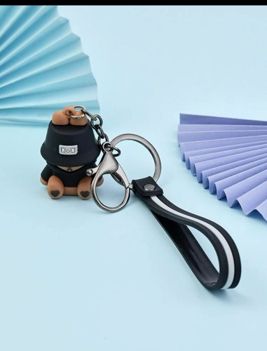 Cartoon Rabbit Keychain Girl Cute Bag Pendant Car Key Ring New Year G Qo - Picture 4 of 4