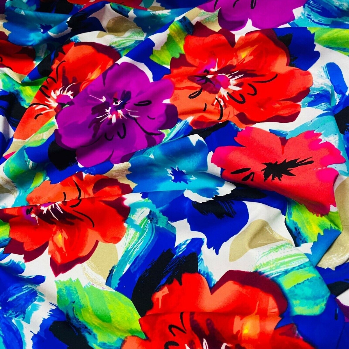 め*ん様 1点物⭕️お安く!◎Custom hawaiian fabric◎AR Tropical Hawaiian Print Fabric 100% Cotton Sold by the Yard