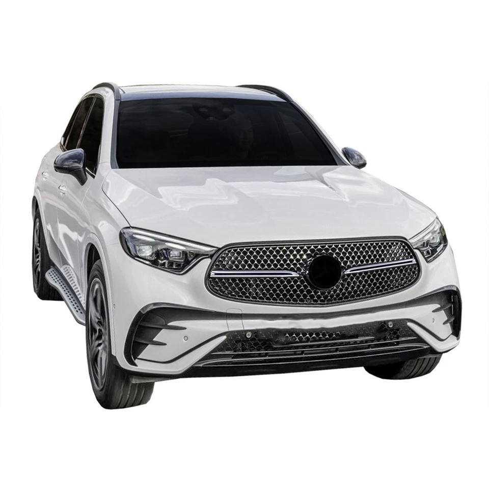 Marche-Pieds Latéraux Marche Pieds Aluminium Pour Mercedes GLC X254 Depuis 2022 - Photo 4/4