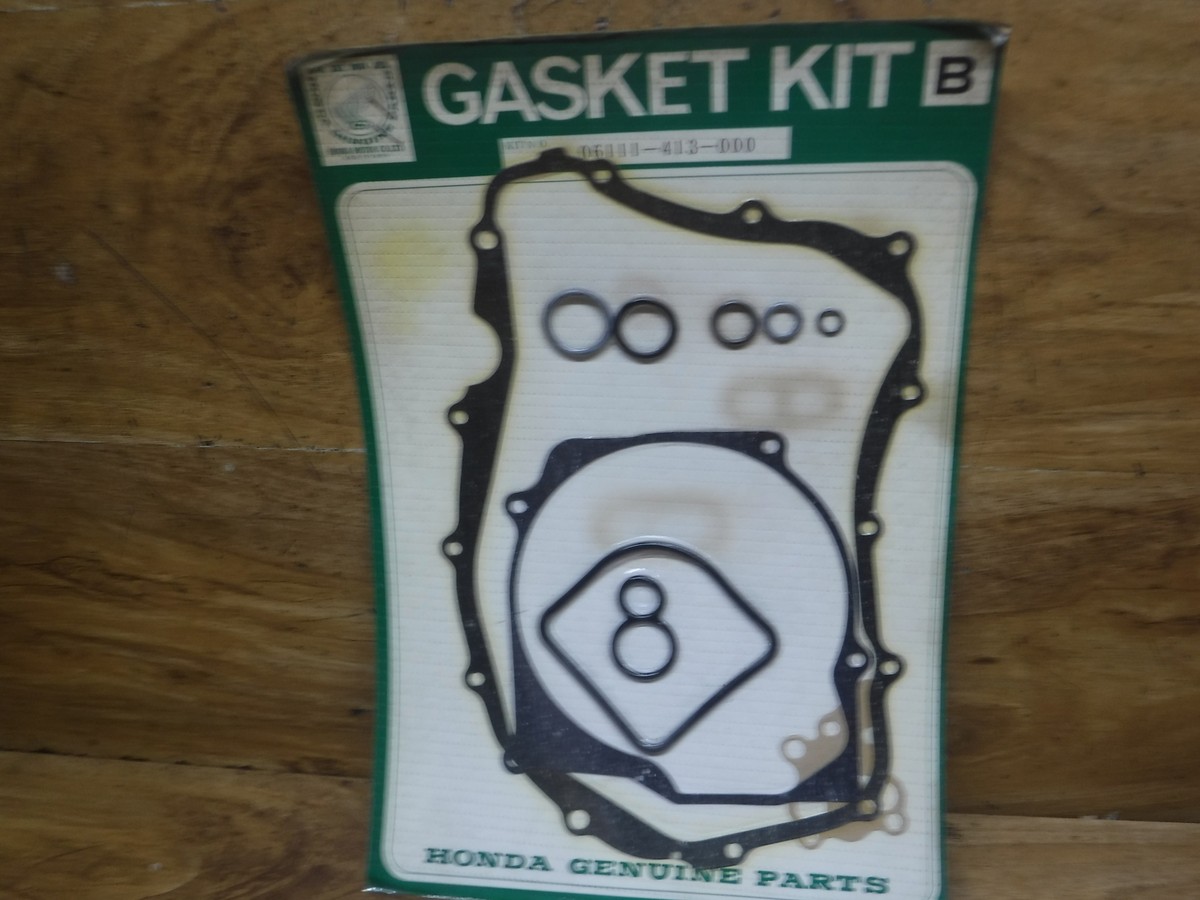 80-81 NOS HONDA CB400T HAWK OEM GASKET KIT B 06111-413-000 BOTTOM