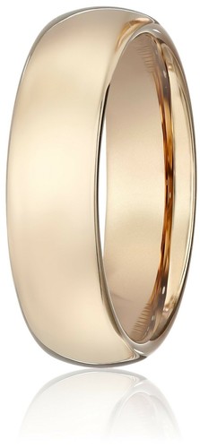Triton Men's Rose Tungsten 6mm Domed Comfort Fit Wedding Band, Size 12.5 - Picture 2 of 4