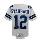 Roger Staubach Autographed Dallas Custom White Football Jersey - BAS