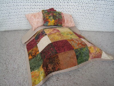 dolls quilt and pillow set