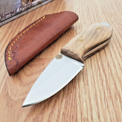 Frost Cutlery Fixed Knife 2.5'' Stainless Steel Blade Full Tang Walnut Handle