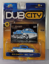 53 Chevy Bel Air Blue White Jada Toys Dub City Diecast 1/64 Rare Vintage