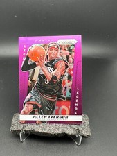 2024-25 Panini Prizm Deca Allen Iverson Purple Prizm /99 Legends 76ERS #9928 S