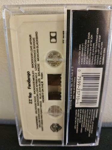 ZZ TOP Tres Hombres/Fandango 1982 CASSETTE TAPE HARD ROCK 2 TWO ON ONE RARE - Picture 3 of 4