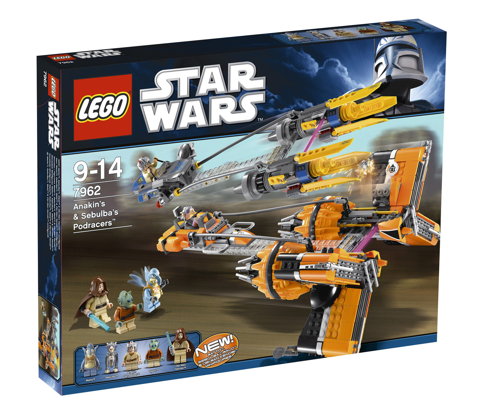 Brand New LEGO Star Wars 7962 Anakin Skywalker and Sebulba's Podracers Sealed Brand New LEGO Star Wars 7962 Anakin Skywalker and Sebulba's Podracers Sealed