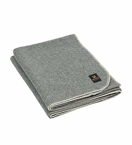 Dicke Alpaka Wolldecke schwer Twin Size Camping Outdoor drinnen - Bild 1 von 17