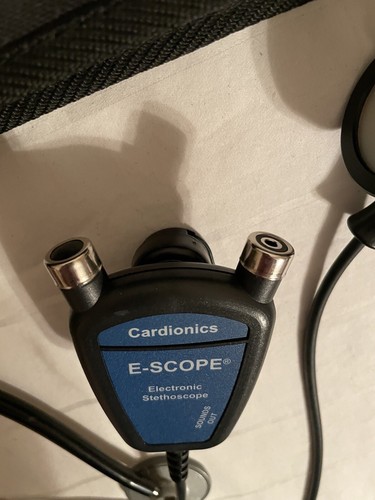 Cardionics E-Scope II Electronic Headset Stethoscope Belt Model 718-7710 Tested - Picture 14 of 17