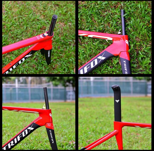 TRIFOX X8 Carbon Fiber Road Bike Frameset Rim/ Disc Brake Di2 Bicycle Frameset - Picture 6 of 15