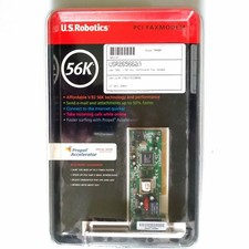 U.S. Robotics V.92 56K PCI Faxmodem USR265660A with software new old stock