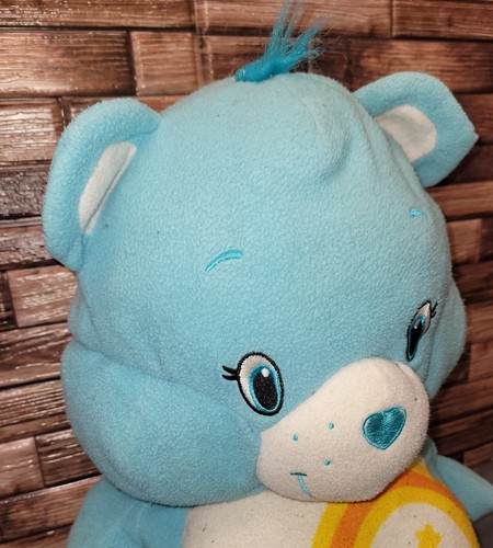 Care Bear Wunschbär 2018 Plüschtier Stofftier blau gelb Sternschnuppe - Bild 4 von 12