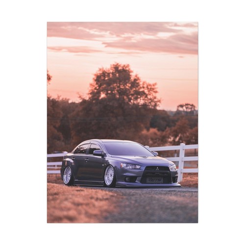 Mitsubishi Evo 10 High Resolution Museum Quality Vertical Canvas Print #013 - Picture 2 of 10