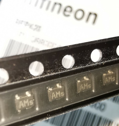 RF Low Noise NPN Bipolar Transistor Infineon BFP420 (x10) BJT Ft=25GHz SOT343 - Bild 1 von 2