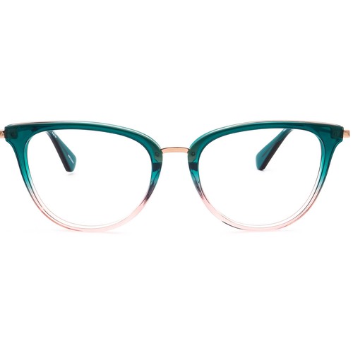 Gafas Kate Spade Valencia ZI9 Verde-Rubor Desvanecido/Dorado Marco Ojo de Gato 52-18 140 - Imagen 2 de 6