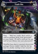 MTG Unfinity Attraction U Trash Bin 5-6 232d PLAYSET 4x x4