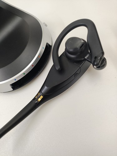 CS55 Plantronics Bezprzewodowy biurowy zestaw słuchawkowy Bluetooth Biurko Telefon Mikrofon + podstawa / stacja dokująca - Zdjęcie 6 z 11