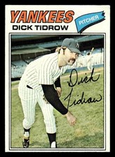 1977 Topps #461 Dick Tidrow - New York Yankees (Low Grade)